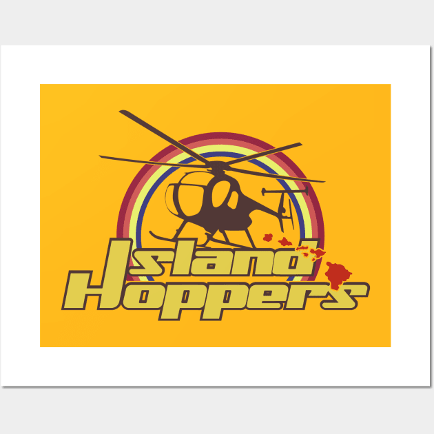 Magnum's Island Hoppers (for light coloured backgrounds) Wall Art by BeyondGraphic